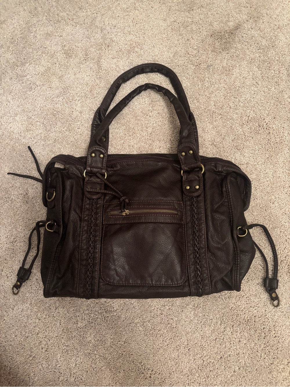 Vintage Brown Leather Women’s City Bag